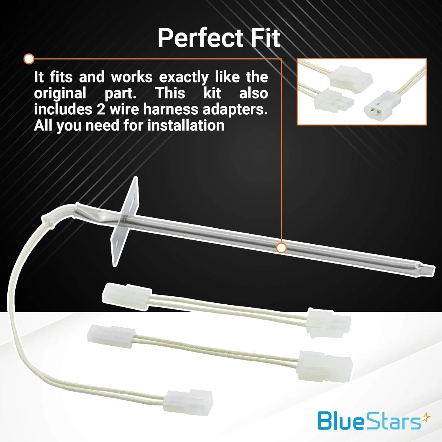 [Lifetime Warranty] 12001656 Oven Temperature Sensor - Compatible with Whirlpool Kenmore Ovens - Replaces AP4009009 74004943 PS1570174 12001554 12001656VP 7430P003-60 WB21X5301 - Pack of 2 - Image 5