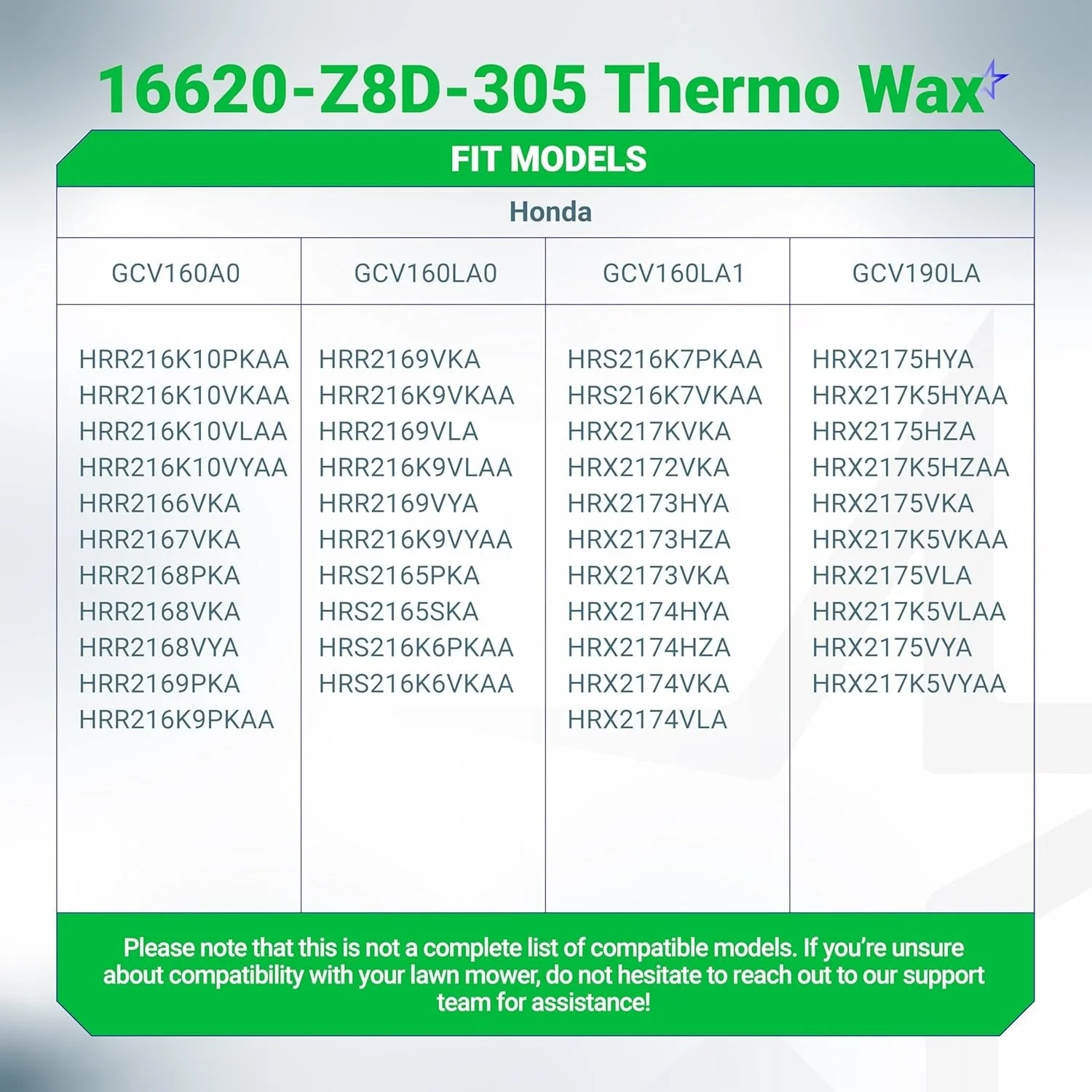 [Lifetime Warranty] 16620-Z8D-305 Thermowax Assembly - Compatible with Honda HRX217, HRR216, GCV160, GCV190, GCV160LA0, GCV190LA Engines - Image 4