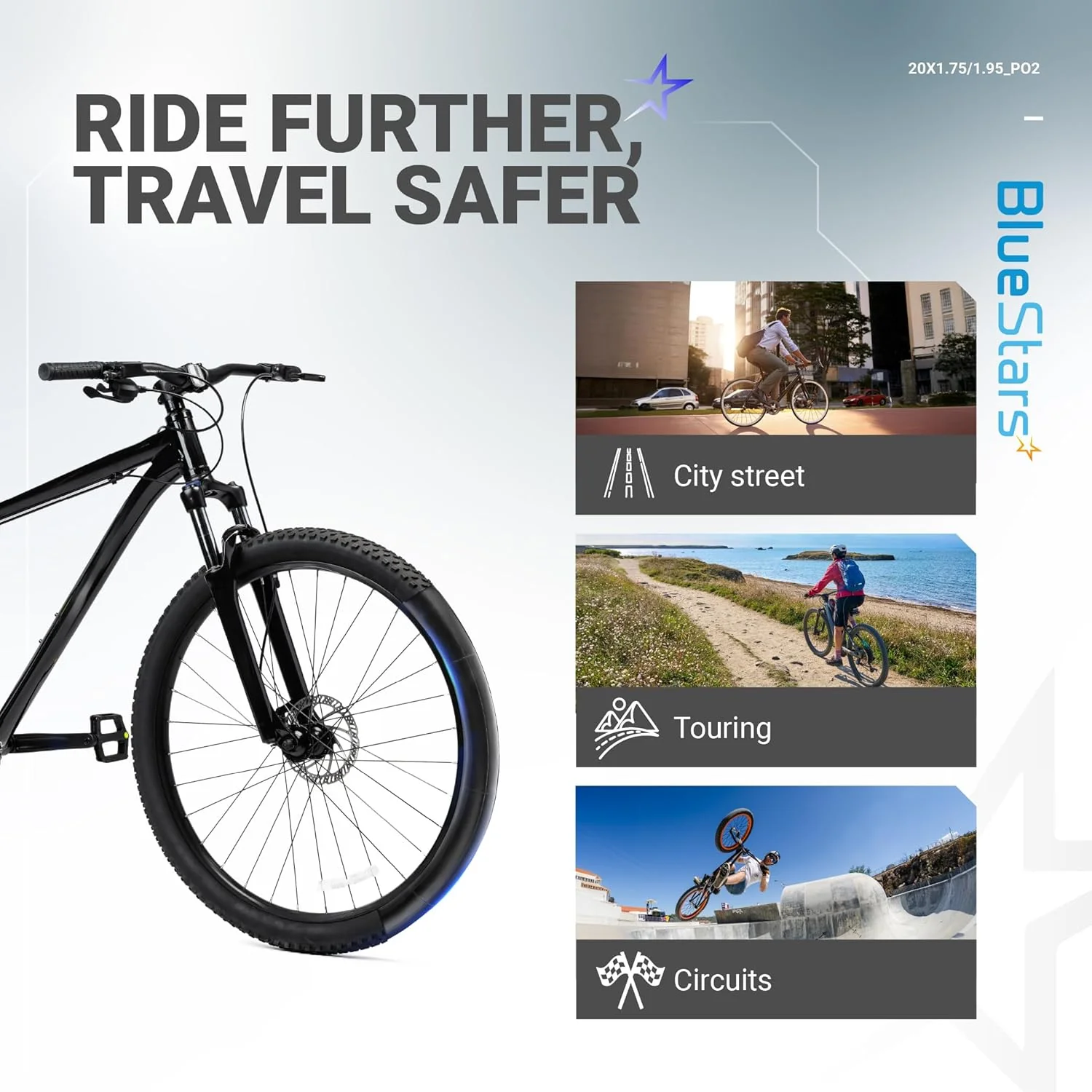 [Lifetime Warranty] 20 X 1.75/1.95/2.10/2.125 inch Bicycle Tire Inner Tubes - Pack of 2 - Image 9