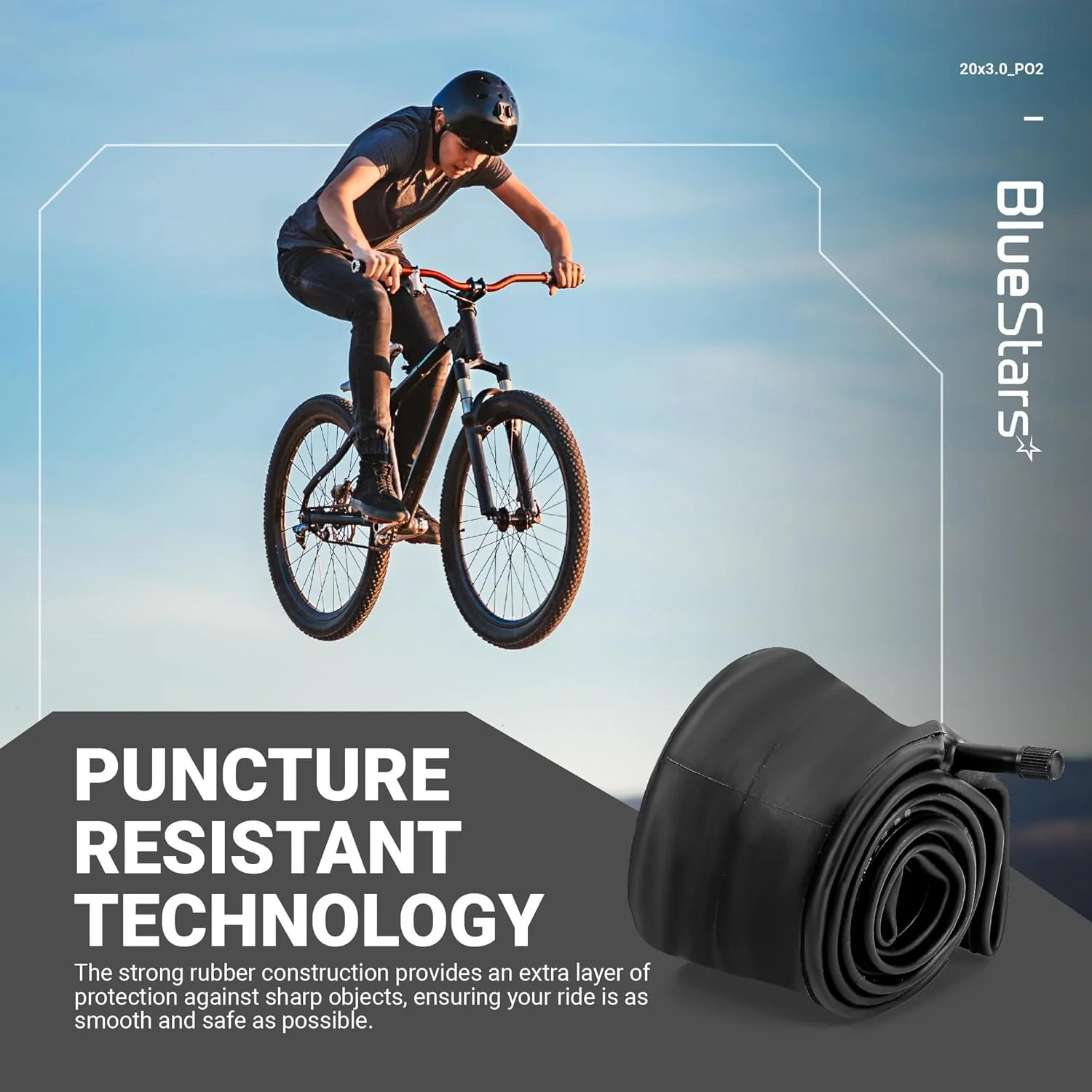 [Lifetime Warranty] 20x3.0 inch Bike Inner Tubes - Pack of 2 - Image 6