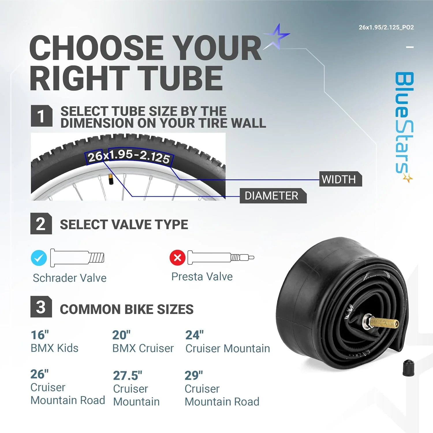 [Lifetime Warranty] 26" x 1.75/1.95/2.10/2.125" Bicycle Inner Tubes - Pack of 2 - Image 8