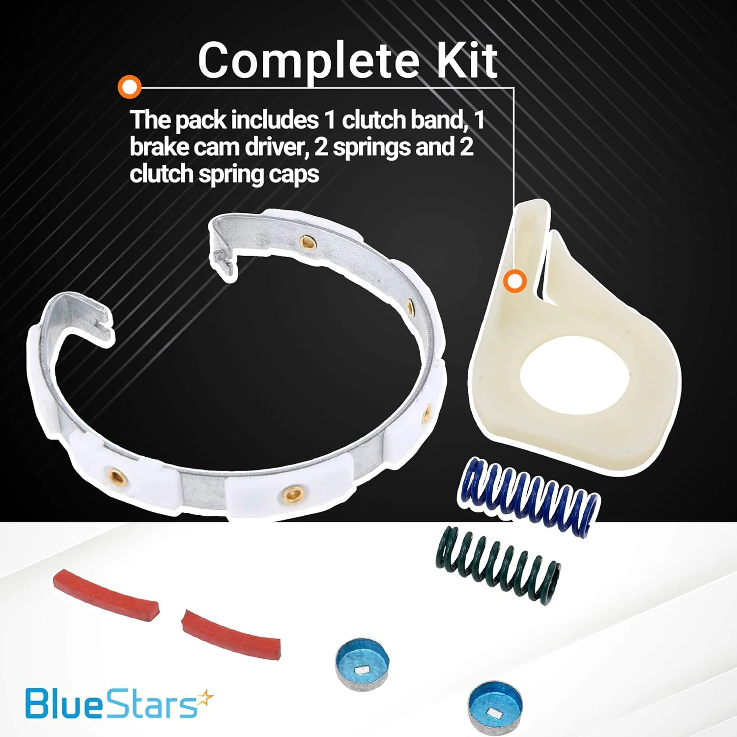 [Lifetime Warranty] 285790 Washer Clutch Lining Kit (6 Pads) - Compatible with Whirlpool Kenmore Maytag Washers - Replaces 285332 3354732 AP3094538 PS334642 2690 285141 285381 285421 285538, 285759 3354732 - Image 5