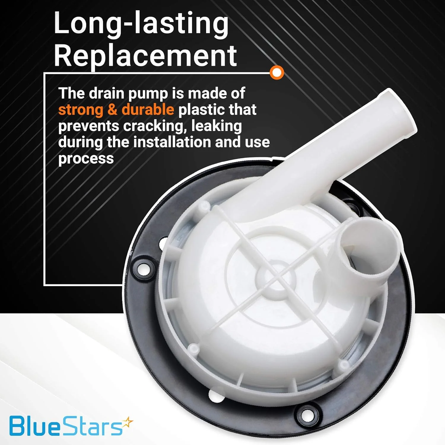 [Lifetime Warranty] 35-6780 21001906 Washer Drain Pump with Pulley for Whirlpool Maytag Admiral Magic Chef Washers - Replaces 35-6434 35-6465 35-5766 WP35-6465 WP35-6780 AP6008663 21001873 21002240 LP128 - Image 4