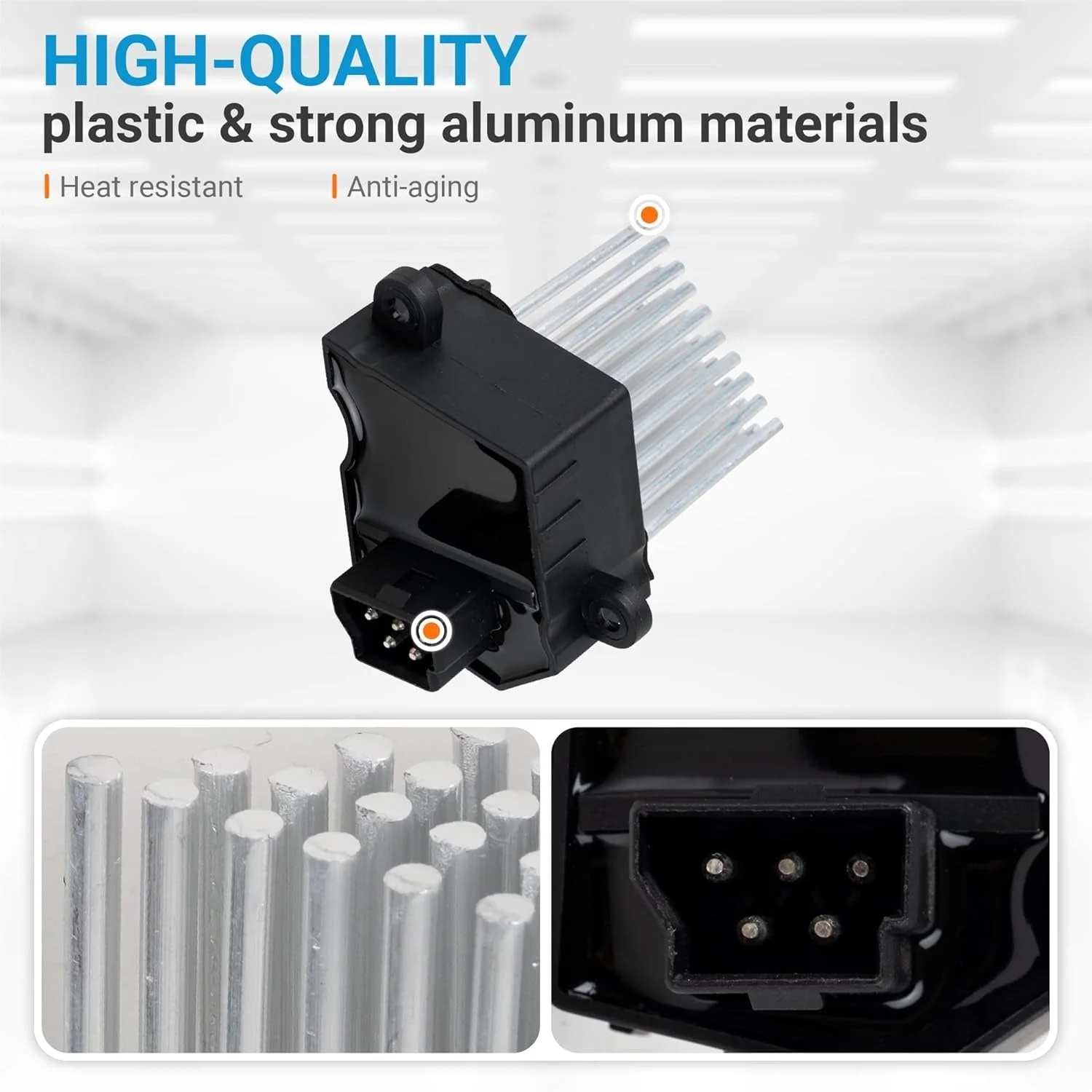 [Lifetime Warranty] 64116923204 Blower Motor Resistor - Replaces 64116923204 64116929486 - Image 5