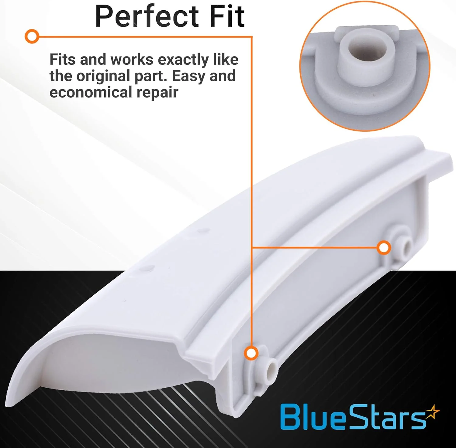 [Lifetime Warranty] 8181846 Washer Door Handle - Compatible with Whirlpool Duet Washers GHW9100LW1 GHW9150PW4 GHW9300PW4 GHW9150PW1 GHW9150PW0 GHW9200LW GHW9400PW4 - Replaces PS11744938 AP6011739 - Image 6