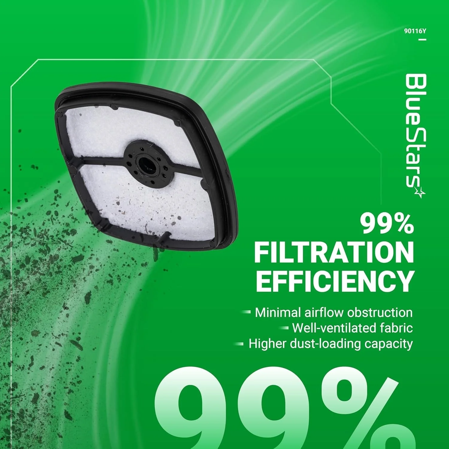 [Lifetime Warranty] 90116Y Air Filter Cover Kit - Compatible with Echo SRM-225, GT-225, PAS-225, PE-225, PPF-225, SHC-225 - Replaces 13031054130, A232000480, V299000250 (Includes Thumbscrew) - Image 4