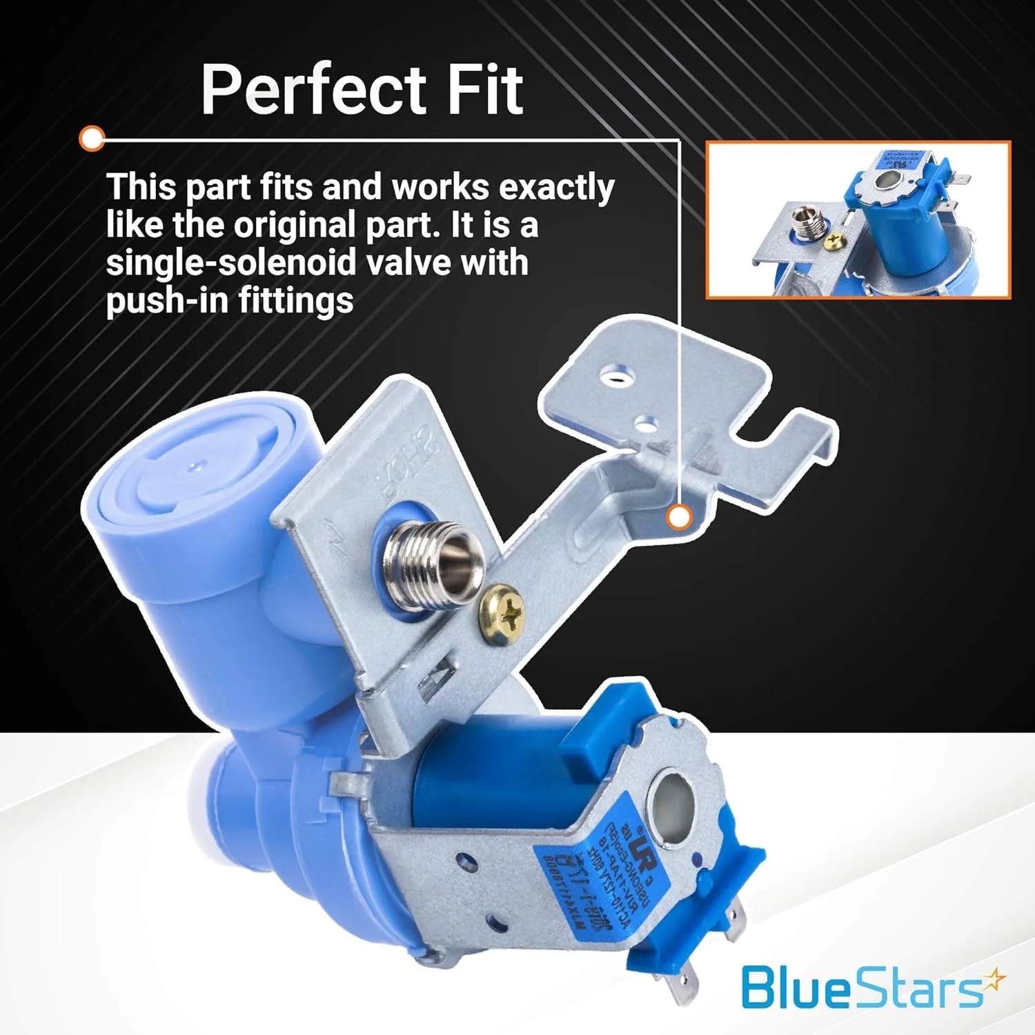[Lifetime Warranty] MJX41178908 Refrigerator Water Inlet Valve Replacement - Compatible with LG & Kenmore Refrigerators - Replaces AP4451762 PS3536019 AH3536019 - Image 5