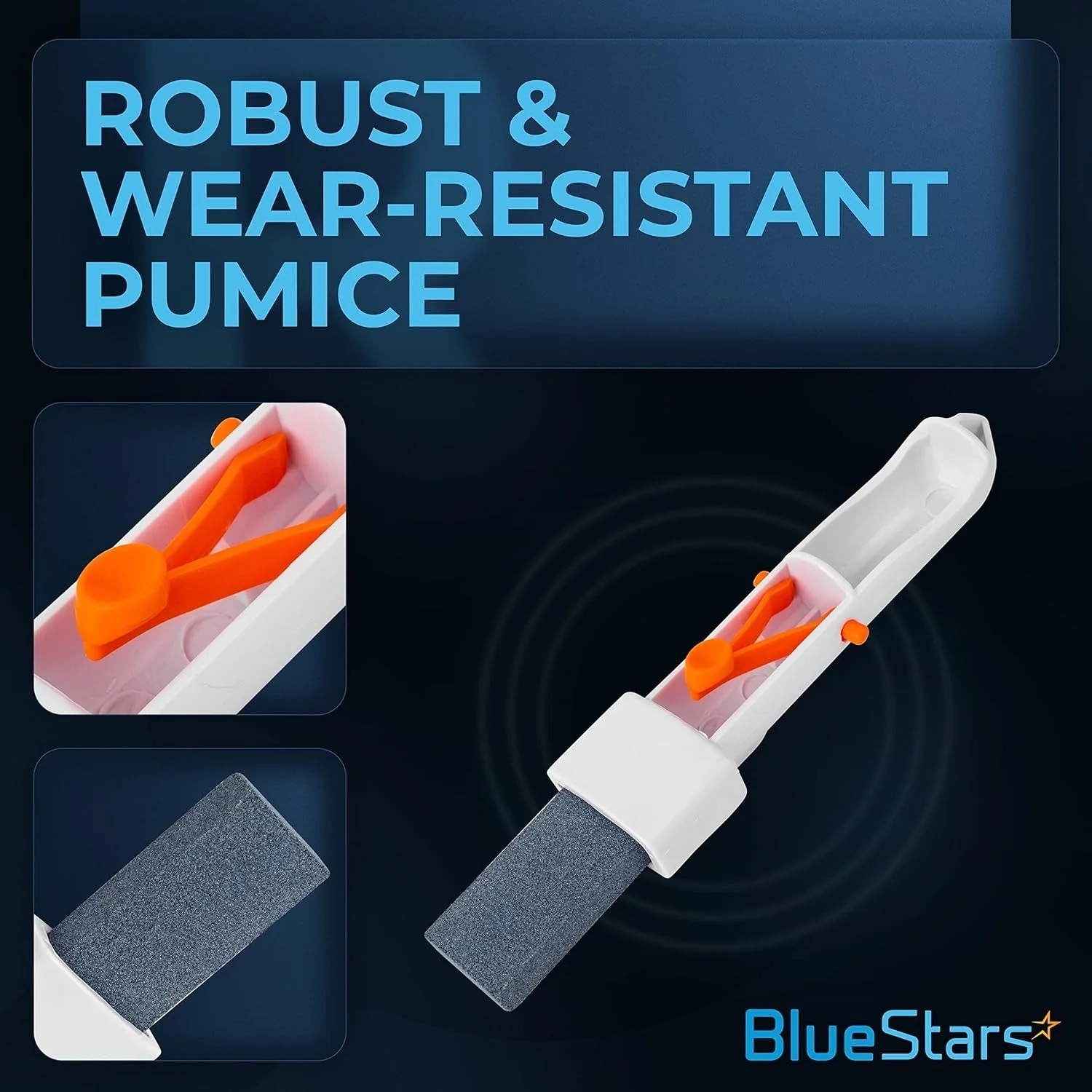 [Lifetime Warranty] Pool Pumice Stone with EZ-Clip Handle Pumice Sticks Stone - Image 3