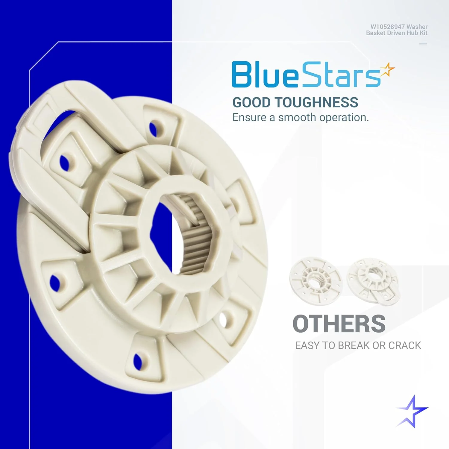 [Lifetime Warranty] W10528947 W10396887 Washer Basket Driven Hub Kit - Compatible with Maytag Whirlpool Kenmore Washers - Replaces AP5665171 W10528947VP PS6012095 - Image 6