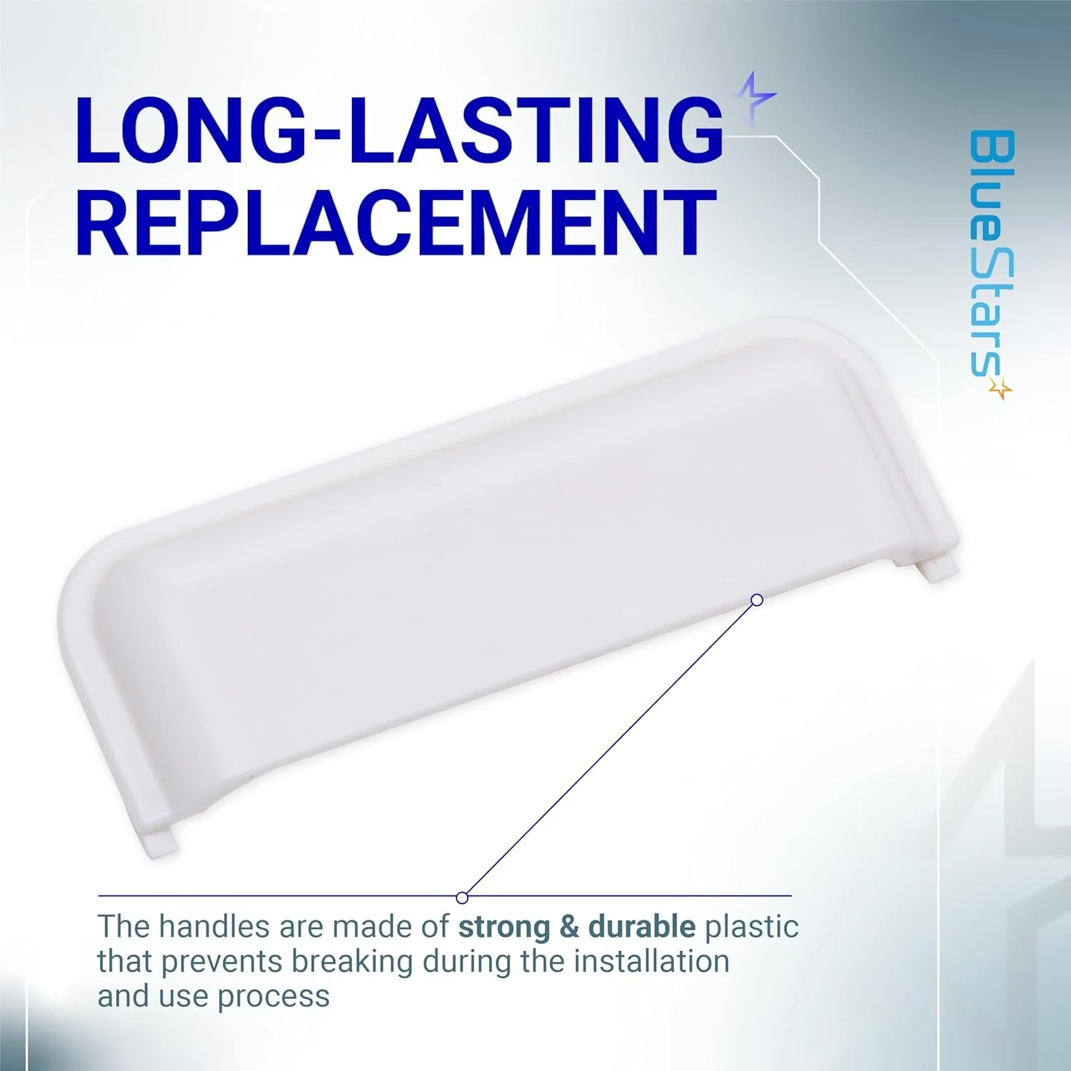 [Lifetime Warranty] W10861225 W10714516 Dryer Door Handle - Compatible with Whirlpool Kenmore Maytag Amana Dryers - Replaces AP5999398 PS11731583 W10861225VP - Image 3