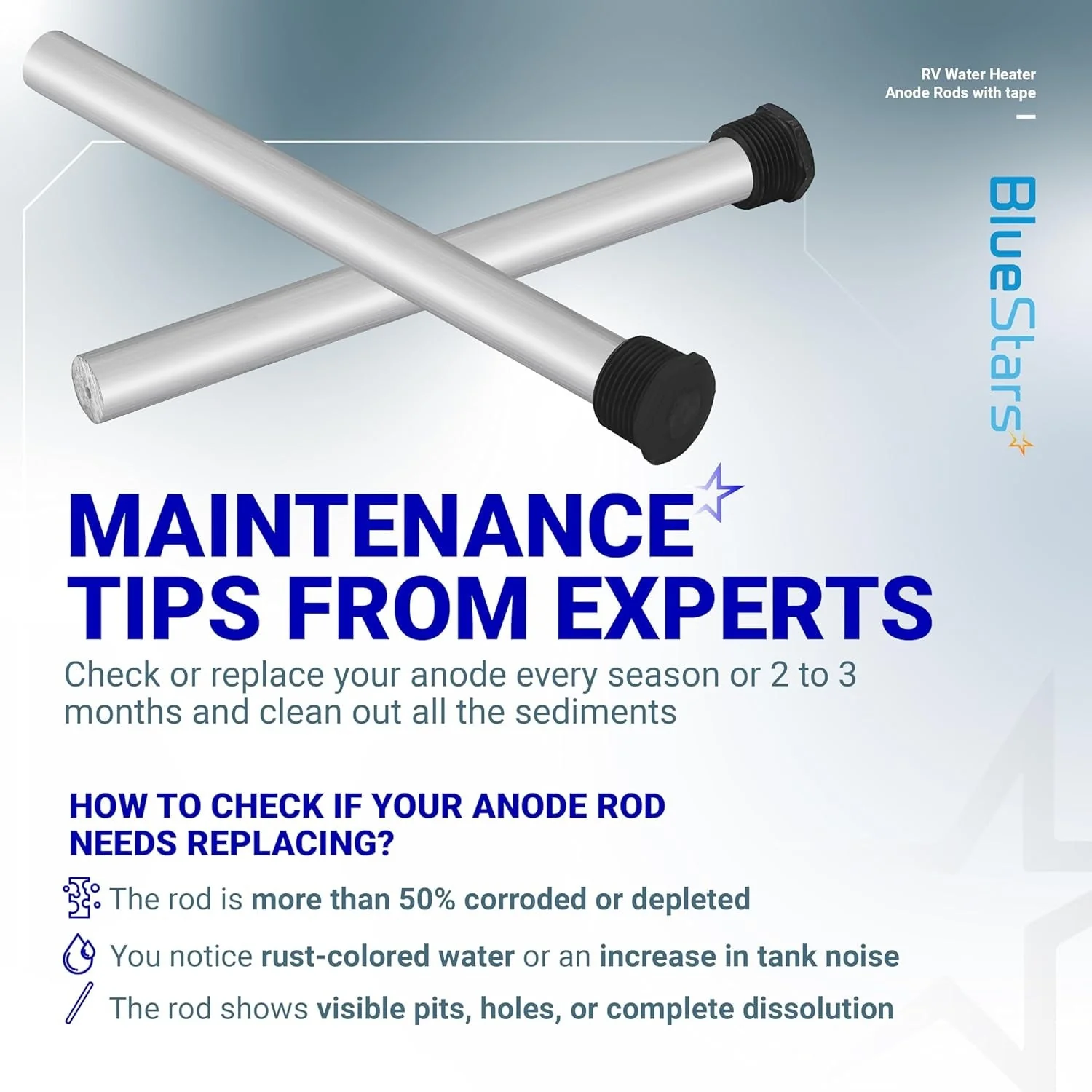 [Lifetime Warranty] 9.25" x 3/4" NPT Thread  Water Heater Magnesium Anode Rod - Compatible with Suburban & Atwood RV Water Heaters- Pack of 2 - Image 9